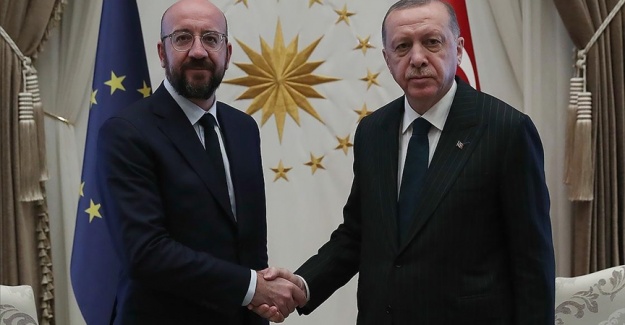 Cumhurbaşkanı Erdoğan, AB Konseyi Başkanı Michel ile telefonda görüştü