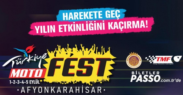 Türkiye MotoFest’te 8 günde 15 büyük konser