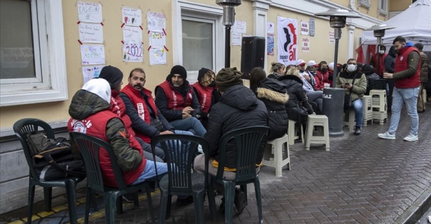 Bakırköy Belediyesi işçilerinin grevi 79 gündür sürüyor